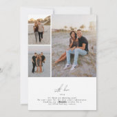 gerahmtes Multi-Foto fröhlich Weihnachten glücklic (Rückseite)