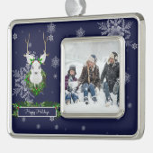 Gerahmtes Ornament Rahmen-Ornament Silber (Links)