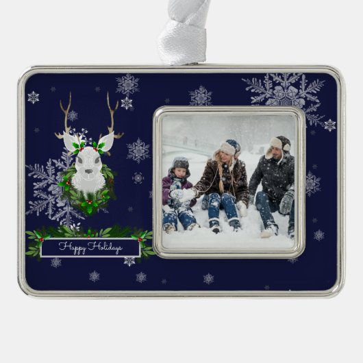 Gerahmtes Ornament Rahmen-Ornament Silber (Vorderseite)