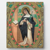 Gerahmtes Portrait der Rose Lima (Detail; K 48) Fotoplatte (Vorderseite)