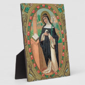 Gerahmtes Portrait der Rose Lima (Detail; K 48) Fotoplatte (Seite)