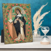 Gerahmtes Portrait der Rose Lima (Detail; K 48) Fotoplatte (Seite)