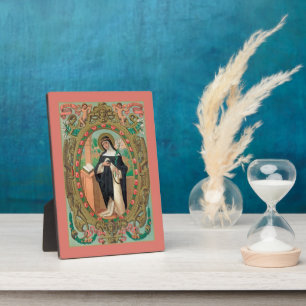 Gerahmtes Portrait der Rose Lima (K 48) Fotoplatte