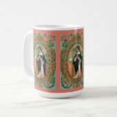 Gerahmtes Portrait der Rose Lima (K 48) Kaffeetasse (Vorderseite Links)
