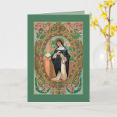 Gerahmtes Portrait der Rose Lima (K 48) Karte (Gelbe Blume)