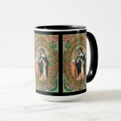 Gerahmtes Portrait der Rose Lima (K 48) Tasse (VorderseiteRechts)