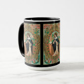 Gerahmtes Portrait der Rose Lima (K 48) Tasse (Vorderseite Links)