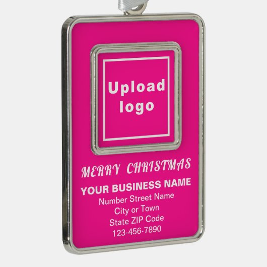 Gerahmtes Portrait Rectangle Rahmen-Ornament Silber (Rechts)