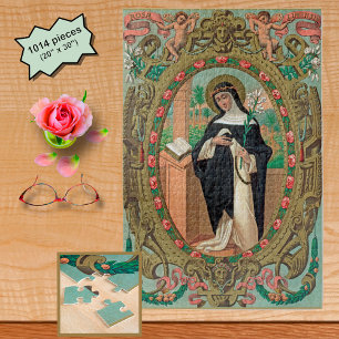 Gerahmtes Porträt der hl. Rosa von Lima (K 48) Puzzle