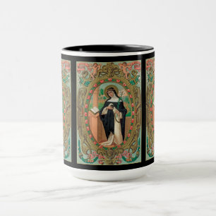 Gerahmtes Porträt der Hl. Rosa von Lima (K 48) Tasse