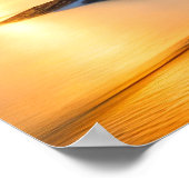 Gerahmtes Poster Art Beach Sunset (Ecke)
