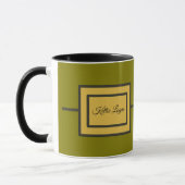 Gerahmtes Rechteck Tasse (Links)