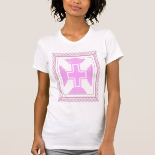 Gerahmtes rotes Kreuz T-Shirt
