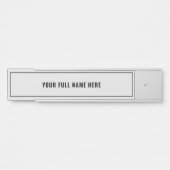 Gerahmtes Türzeichen - Favoritenfarbe Türschild (Vorderseite )