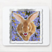 Gerahmtes zauberhaftes Sonnenlicht mit süßem Herze Mousepad (Vorne)