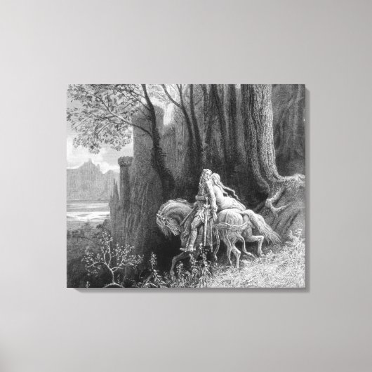 Geraint and Enid Riway Leinwanddruck (Vorderseite)