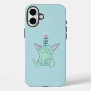 Gerald der Kobold   Süßes mürrisches Fantasie-Wese iPhone 16 Plus Hülle