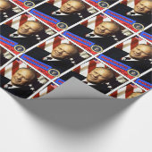 Gerald Ford Baseball Card Geschenkpapier (Ecke)