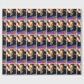 Gerald Ford Baseball Card Geschenkpapier (Flach)