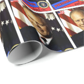Gerald Ford Baseball Card Geschenkpapier (Rolleneckpunkt)