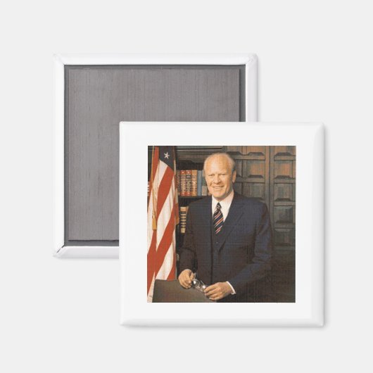 Gerald Ford Magnet (Vorderseite/Rückseite)