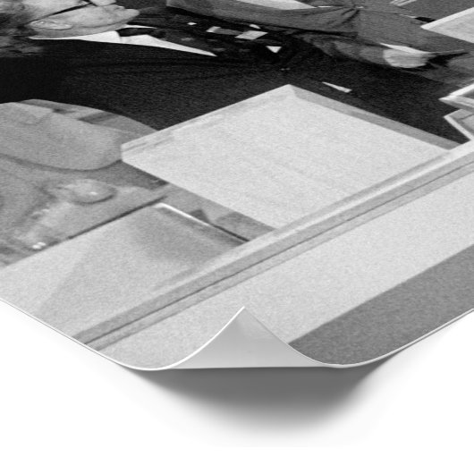 Gerald Ford mit GOP-Nominierung - 1976 Poster (Ecke)