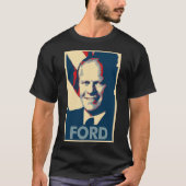 Gerald Ford-Plakat-politische Parodie T-Shirt (Vorderseite)