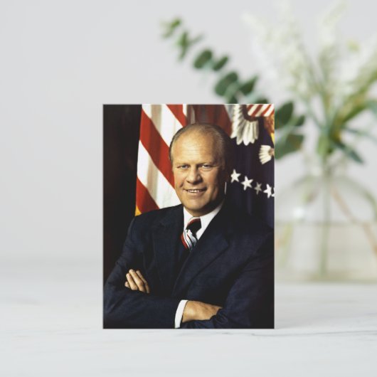Gerald Ford Postkarte (Stehend Vorderseite)