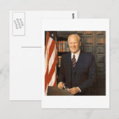 Gerald Ford Postkarte (Vorne/Hinten)