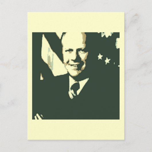 Gerald Ford Postkarte (Vorderseite)