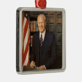 Gerald Ford Silbernes Ornament (Rechts)