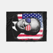 Gerald Ford US Flag 4. Juli Fleecedecke (Vorderseite (Horizontal))