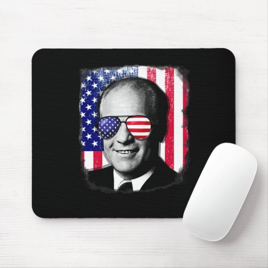 Gerald Ford US Flag 4. Juli Mousepad (Mit Mouse)