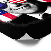 Gerald Ford US Flag 4. Juli Poster (Ecke)