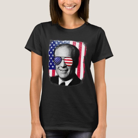 Gerald Ford US Flag 4. Juli T-Shirt (Vorderseite)