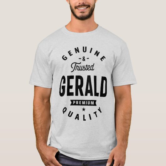 Gerald Personalisiert Name Birthday Gift T-Shirt (Vorderseite)
