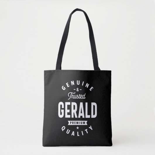 Gerald Personalisiert Name Birthday Tasche (Vorderseite)