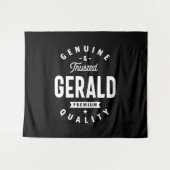 Gerald Personalisiert Name Birthday Wandteppich (Vorderseite (Horizontal))