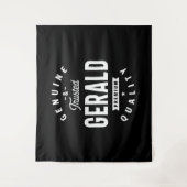 Gerald Personalisiert Name Birthday Wandteppich (Vorderseite)