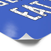 Gerald sagt Eßt die Reichen Poster (Ecke)