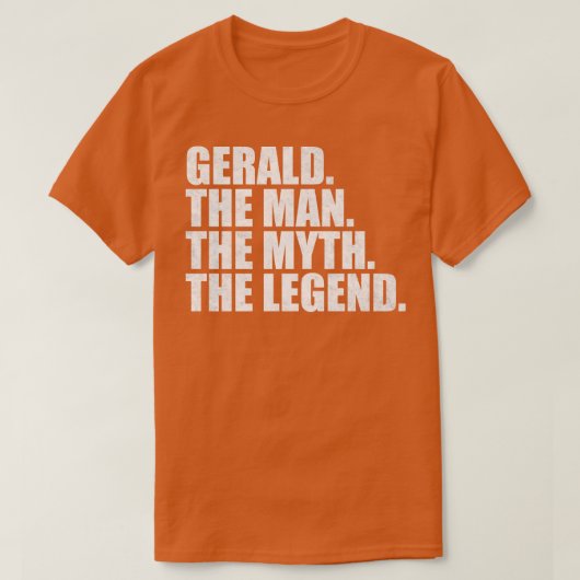 GeraldGeraldName GeraldVorname T-Shirt (Design vorne)