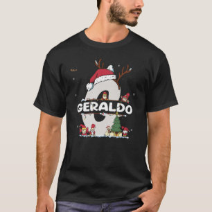 Geraldo Christmasw Geraldo Name für lustige Weihna T-Shirt