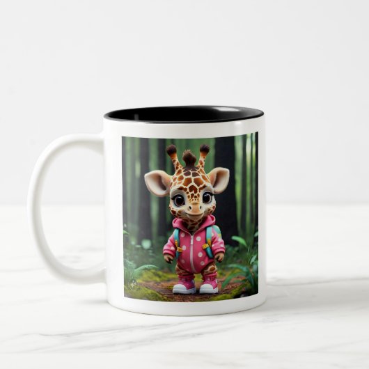 "Gerald's Jungle Jaunt" Zweifarbige Tasse (Links)
