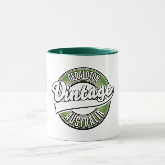 Geraldton australia Vintages Logo Tasse (Zentrum)