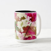 Geranenkaffee-Tasse Zweifarbige Tasse (VorderseiteRechts)