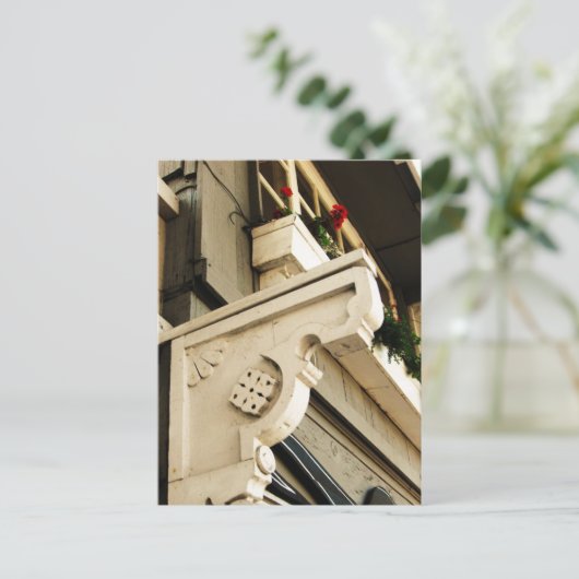 Geranien Postkarte (Stehend Vorderseite)