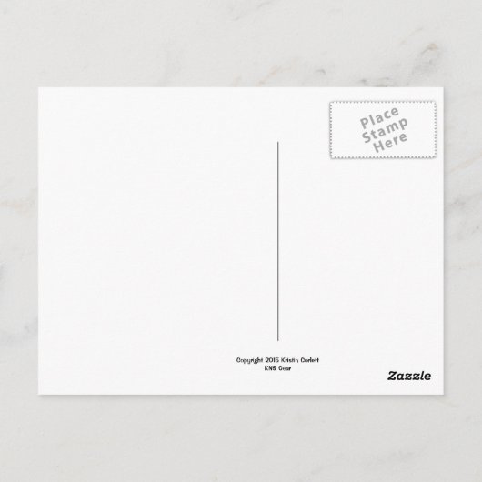 Geranien und Fahrräder Postkarte (Rückseite)