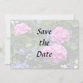 Geranien und Immergrün Save The Date (Rückseite)