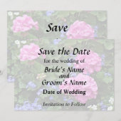Geranien und Immergrün Save The Date (Vorne/Hinten)