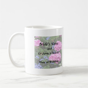 Geranien und Periwinkle Kaffeetasse